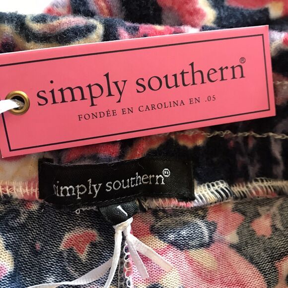 NWT Simply Southern Bloom Paisley Fleece Pajama Pants Size Large - Picture 9 of 11